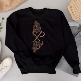 Decorative Embroidery Unique Design T-Shirt Mockup