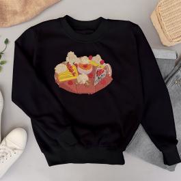 Breakfast Trey Embroidery Design T-Shirt Mock Up