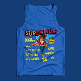 Super Mom Vector Graphic