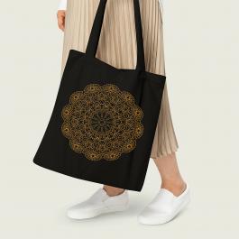 Decorative Flower Petals  Embroidery Designs Tote Bag Mock up  Cre8iveSkill