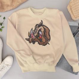 Fantasy Dragon Embroidery Designs T-shirt Mock up | Cre8iveSkill