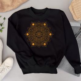 Decorative Flower Embroidery Designs T-Shirt Mock up | Cre8iveSkill