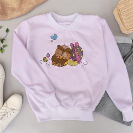 Sleepy Owl Embroidery Designs T-Shirt Mock up | Cre8iveSkill