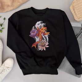 Koi Fish Embroidery Designs T-Shirt Mock up | Cre8iveSkill