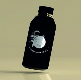 I Need More Space Vector Art  Design Bottle Mockup - Cre8iveSkill