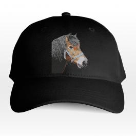 Horse Embroidery Design Cap Mock Up