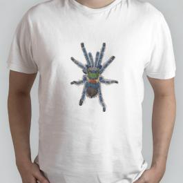Spider Embroidery Design T-shirt Mockup