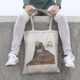 Egyptian Queen Embroidery Design Tote Bag Mpckup