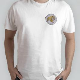 Tiger Embroidery Design T-shirt Mockup