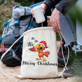 Ho Ho Ho Merry Christmas Parrot Vector Designs Tote Bag Mockup Cre8iveSkill
