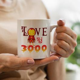 I Love u 3000 Mug Mockup Design