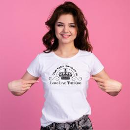 Long Live The King Coronation Vector Design T-shirt Mockup