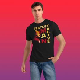Flash Vector Design T-shirt Mockup