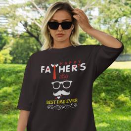 Best Dad Ever Vector Design T-shirt Mockup