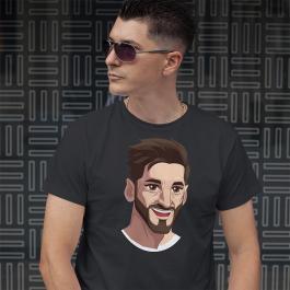 Lionel Messi Vector Art T-shirt Mockup