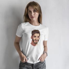Lionel Messi Vector Art T-shirt Mockup