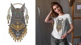 Egyptian Goddess Bastet Embroidery Design Sew-Out Video