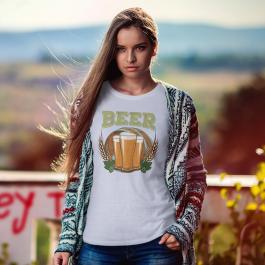 Beer Day Vector Design T-shirt Mockup