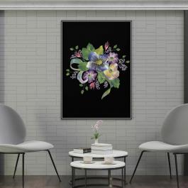 Denise Flower Coloreel Embroeidery Design Photo Frame Mockup