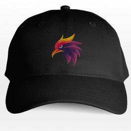 Falcon Bird Coloreel Embroidery Design Cap Mockup