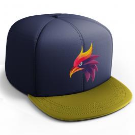 Falcon Bird Coloreel Embroidery Design Cap Mockup