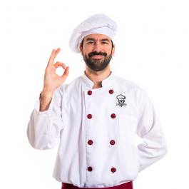 Anyone Can Be A Chef Embroidery Design Court Apron Mockup