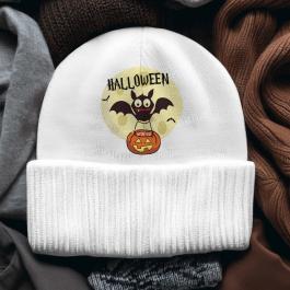 Halloween Bat Vector Design Cap Mockup