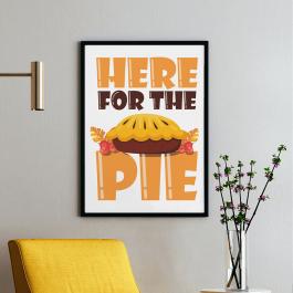 Vector Art: Here For The Pie Photo frame Mockup