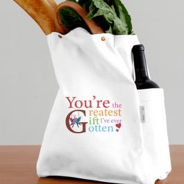 You're the Greatest Gift Vector Design Bag Mockup