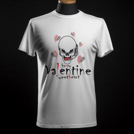 Happy Valentine's Day Sweetheart Vector Design T-shirt Mockup