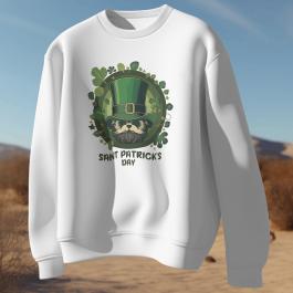 Saint Patrick's Day Vector Graphic Design  Sweatshirt Mockup