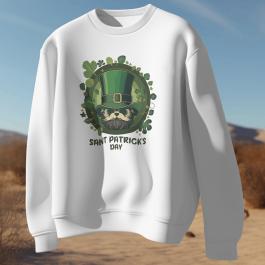 Saint Patrick's Day Vector Graphic Design  Sweatshirt Mockup