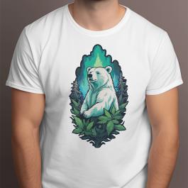 Bear vector Art Design T-shirt Mockup