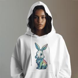 Rabbite Vector Art Design Hoodie  Mpckup