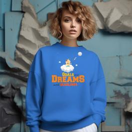 Goals Are Dreams With Deadline Vector Design Sweartshirt Mockup