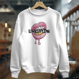 Linkupldn Embroidery Design Sweartshirt Mockup