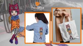 Smiling Girl Embroidery Digitiizng services-Cre8iveskill