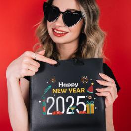 Embroidery design: Happy new year party Hoodies
