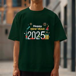 Embroidery design: Happy new year party Bag
