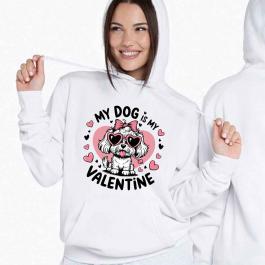 My Dog Is My Valentine Vector Design-Cre8iveskill