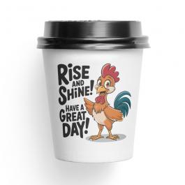Rise & Shine Rooster Vector Art -Cre8iveskill