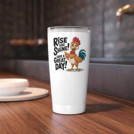 Rise & Shine Rooster Vector Art -Cre8iveskill