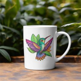 Colorful Hummingbird Vector Artwork - cRE8IVESKILL