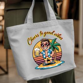 Cheers to Good Vibes Vector Design - Cre8iveskill