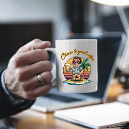 Cheers to Good Vibes Vector Design - Cre8iveskill