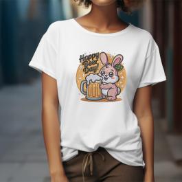 Happy Beer Day Bunny Embroidery Design - Cre8iveskill