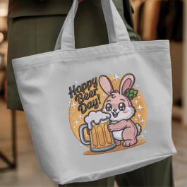 Happy Beer Day Bunny Embroidery Design - Cre8iveskill