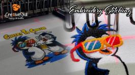 Chillin Cheers Penguins Embroidery Design- Cre8iveskill