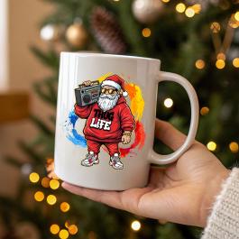 Thug Life Santa Vector design- Cre8iveskill