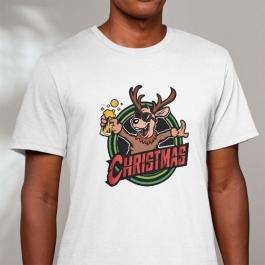 Christmas Reindeer Beer Vector Design - Cre8iveskill